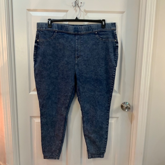 TERRA & SKY ELASTIC WAIST SKINNY JEANS PLUS SIZE 3X - Picture 7 of 7